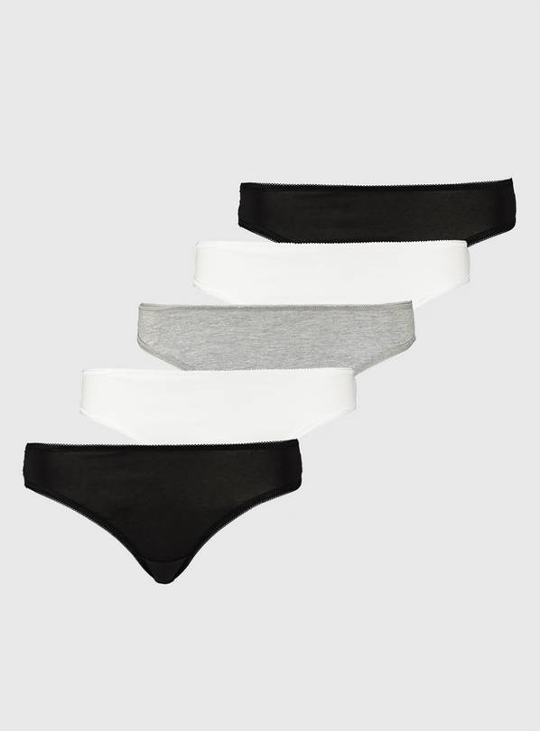 Buy Mono Comfort Lace Brazilian Knickers 5 Pack 14 Knickers Argos